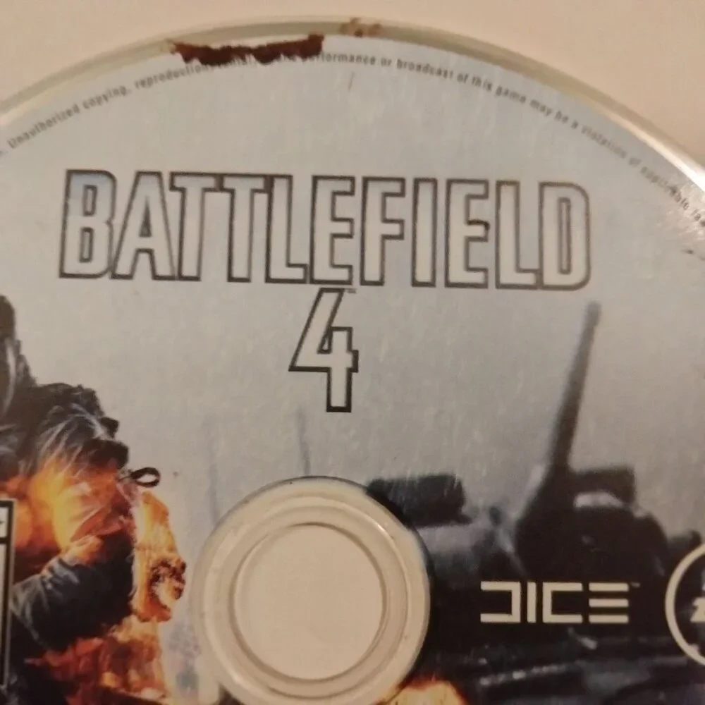 Battlefield 4 PS4 Game Disc Mature 17 EA DICE Bluray